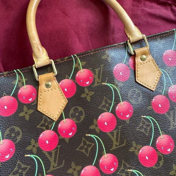 Louis Vuitton Murakami Cerises (Cherries) Sac Plat - Picture 7 of 7